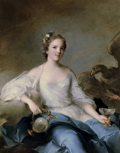 Portrait of Charlotte-Louise de Rohan-Guéménée, princesse de Masseran (1722-1786) by Jean-Marc Nattier