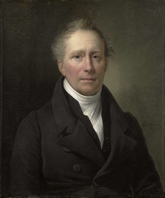 Portrait of Daniel Francis Schas, from 1814 to 1820 Member of the Board of Commerce for the Colonies by Alexandre-Jean Dubois-Drahonet