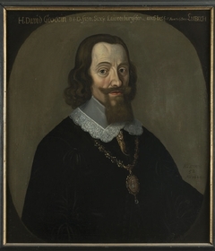 portrait of David Gloxin by Anonymous