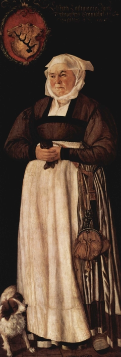 Portrait of Elsbeth Lochmann, wife of Jacob Schwytzer by Tobias Stimmer