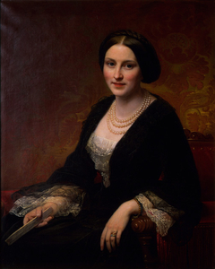 Portrait of Erwine Sophie Tascher de la Pagerie, Countess Waldner de Freundstein by Friedrich Kaulbach