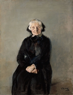 Portrait of Marie Krohg, the Artist's Aunt by Christian Krohg