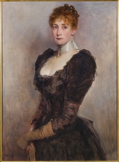 Portrait of Mathilda Juliana Luby (1852-1926), 1892 by Gabriel Émile Edouard Nicolet