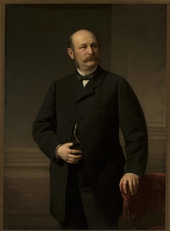 Portrait of Maurycy Brauman by Józef Simmler