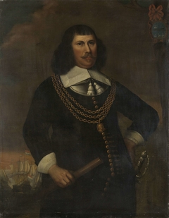 Portrait of Pieter Florisz, Vice-Admiral of the Noorderkwartier by Unknown Artist