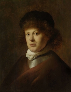 Portrait of Rembrandt Harmensz van Rijn by Jan Lievens