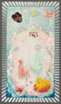 Portrait of Virgil Thomson by Florine Stettheimer