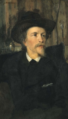 Portrait of Wyatt Eaton by J. Alden Weir