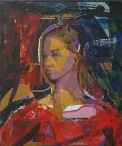 Portrait rouge by Louis Georges L