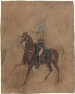 Portrait Study of Copenhagen, the Duke of Wellington’s Horse by Jan Willem Pieneman