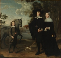 Portret van een familie by Christiaen van Colenbergh