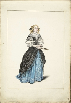 Portret van een vrouw (Jenneken?) by Gesina ter Borch