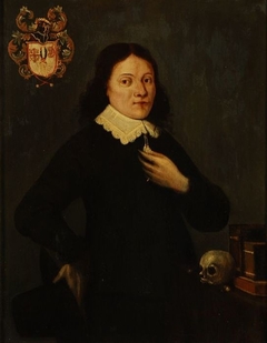 Portret van man (geneesheer?) uit geslacht Verhaven (?) by Anoniem