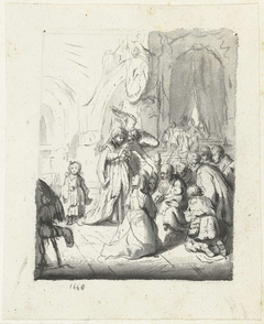 Presentatie in de tempel by Moses ter Borch