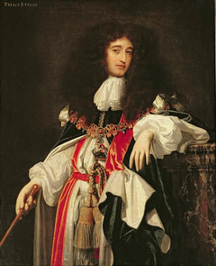 Prince Rupert of the Rhine, Count Palatine, Duke of Cumberland (1619-1682) by Simon Pietersz Verelst