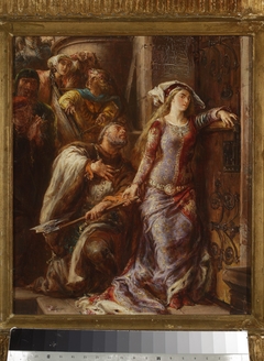 Queen Jadwiga and Dymitr of Goraj by Jan Matejko