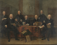 Regents of the Oudezijds Almshouse, 1759 by Jan Maurits Quinkhard