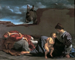 Rest on the Flight into Egypt by Orazio Gentileschi