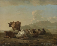 Resting herd by Willem Romeyn