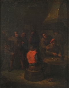 Riña en una taberna by Adriaen van Ostade