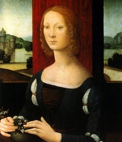 Ritratto di Caterina Sforza by Lorenzo di Credi