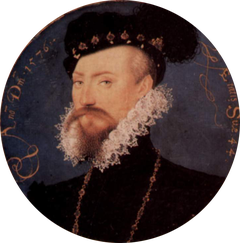 Robert Dudley, 1st Earl of Leicester by Nicholas Hilliard