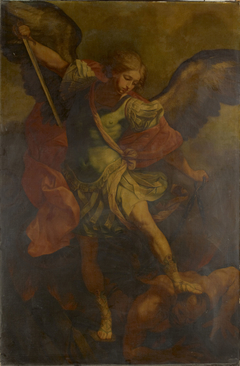 Saint Michael the Archangel Slaying the Dragon by Joshua Reynolds