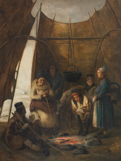 Sami Camp by François-Auguste Biard