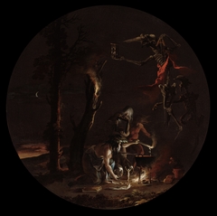 Scenes of Witchcraft: Evening by Salvator Rosa