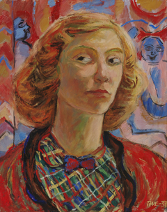 Self-Portrait (Girl's Head) by Tove Jansson