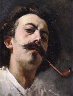 Self-portrait by Llorenç Casanova i Ruiz