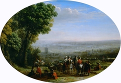 Siege of La Rochelle by Louis XIII, 1628 by Claude Lorrain