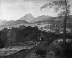 Southern Landscape with Figures by Giovanni Benedetto Castiglione