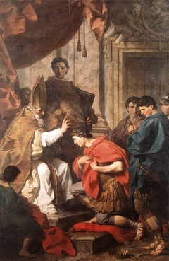 St Ambrose Absolving Theodosius by Pierre Subleyras