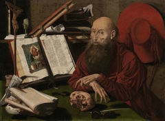 St Jerome in his study by Unknown Artist