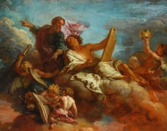 St Paul Commanding St Luke to Accompany Him to Rome by Charles de La Fosse