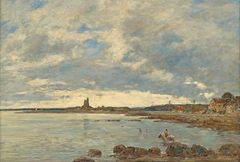 St. Vaast-la-Hougue by Eugène Louis Boudin