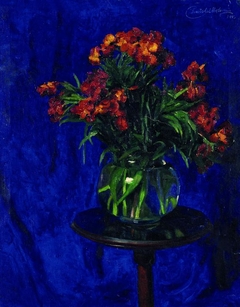 Still life with Flowers by János Pentelei Molnár