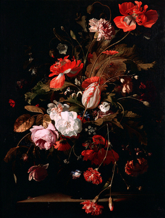 Still Life with Flowers by Willem van Aelst