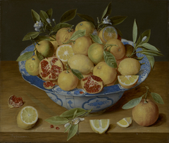 Still Life with Lemons, Oranges and a Pomegranate by Jacob van Hulsdonck