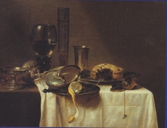 Still life with Nautilus Cup by Willem Claesz Heda