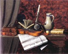 Still Life With Violin by William Harnett