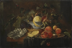 Stillleben mit Früchten und Silberschale by Jan Davidsz. de Heem