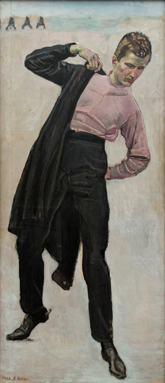 Student at Jena by Ferdinand Hodler