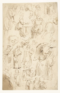 Studies naar figuren by Peter Paul Rubens