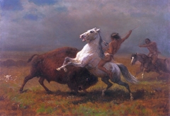 Study for "The Last of the Buffalo" by Albert Bierstadt