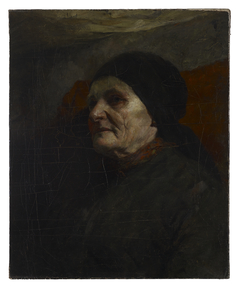 Study Head (Old Woman) by J Ottis Adams