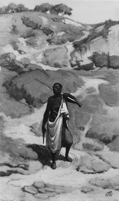 The African Sentinel by Elihu Vedder