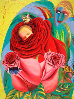 The Angel of Roses by Israel Tsvaygenbaum