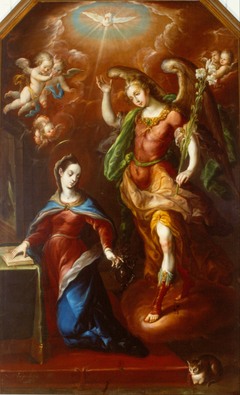 The Annunciation by Cristóbal de Villalpando